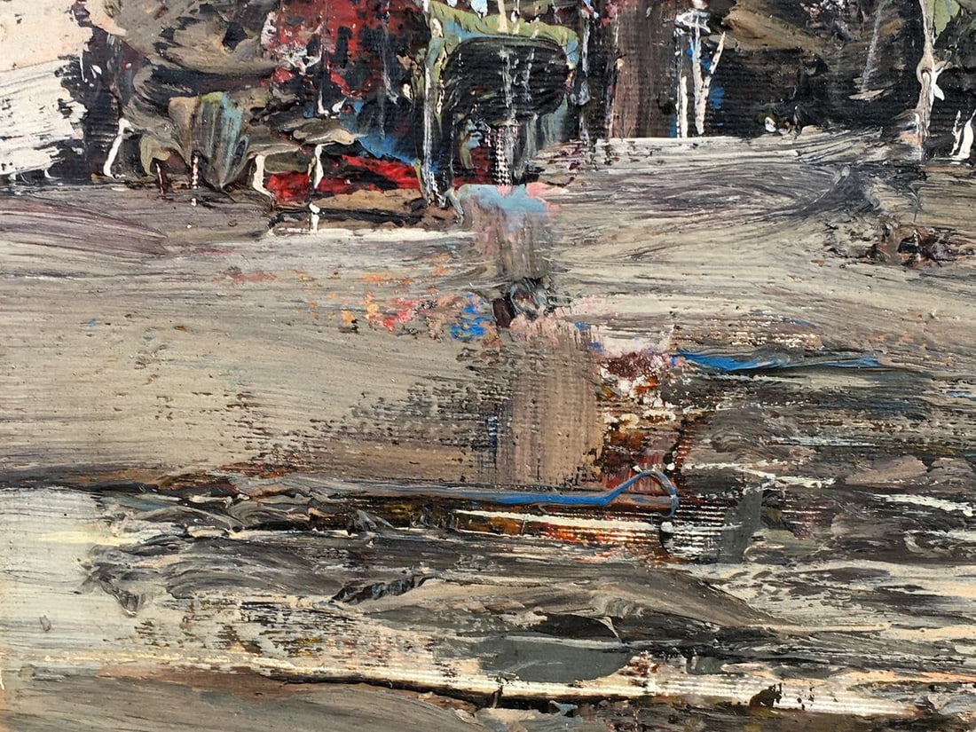 Abstract oil painting Quiet day in nature Mazur Vladimir - 8