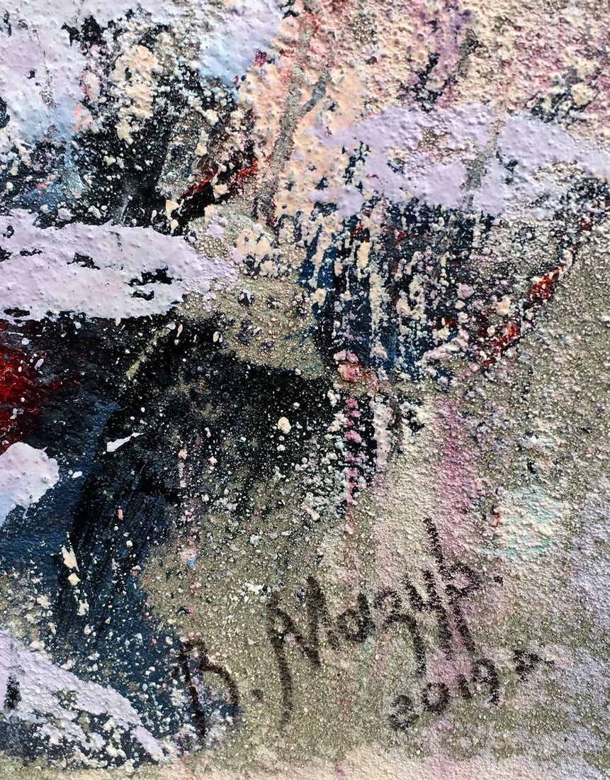 Abstract oil painting Flowers Mazur Vladimir - 2