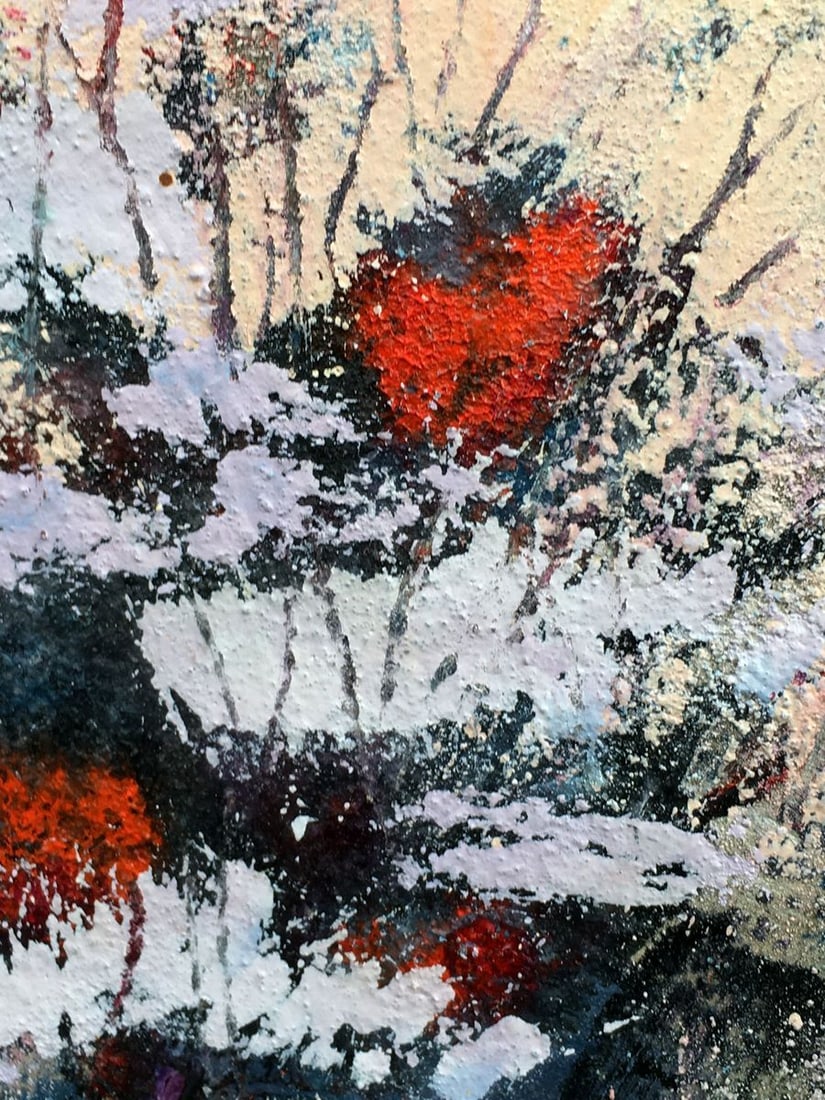 Abstract oil painting Flowers Mazur Vladimir - 4