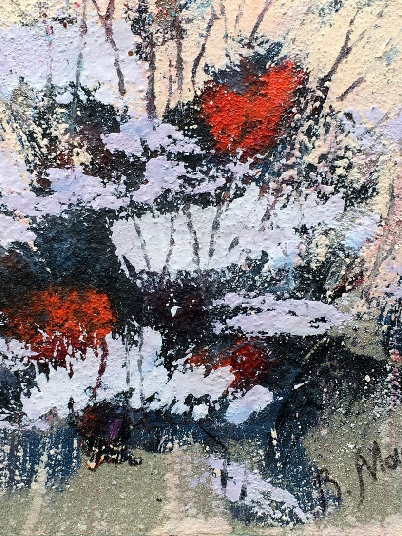 Abstract oil painting Flowers Mazur Vladimir - 7