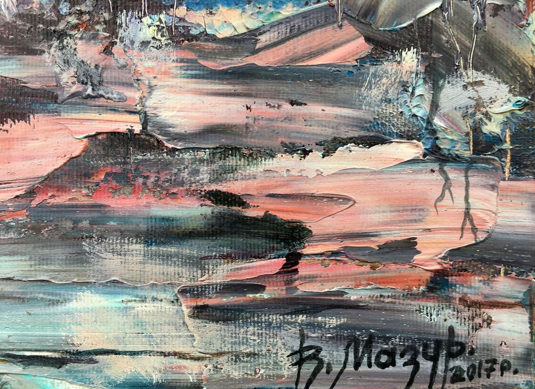 Abstract oil painting September day Mazur Vladimir - 2