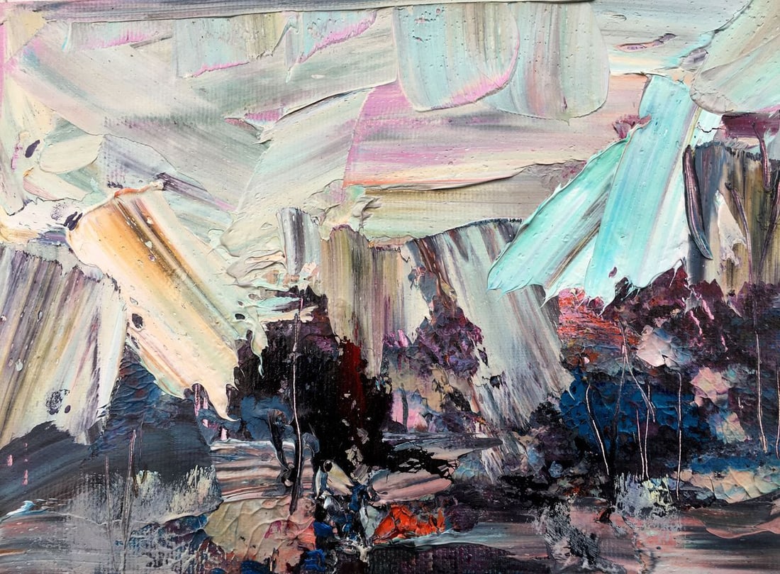 Abstract oil painting September day Mazur Vladimir - 5