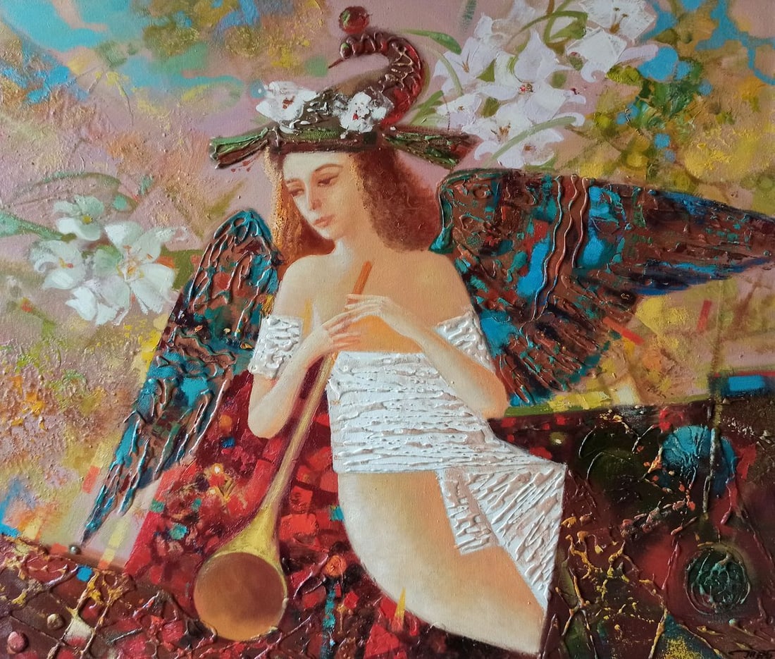 Abstract oil painting Nika Anatoly Borisovich Tarabanov (1 of 8)