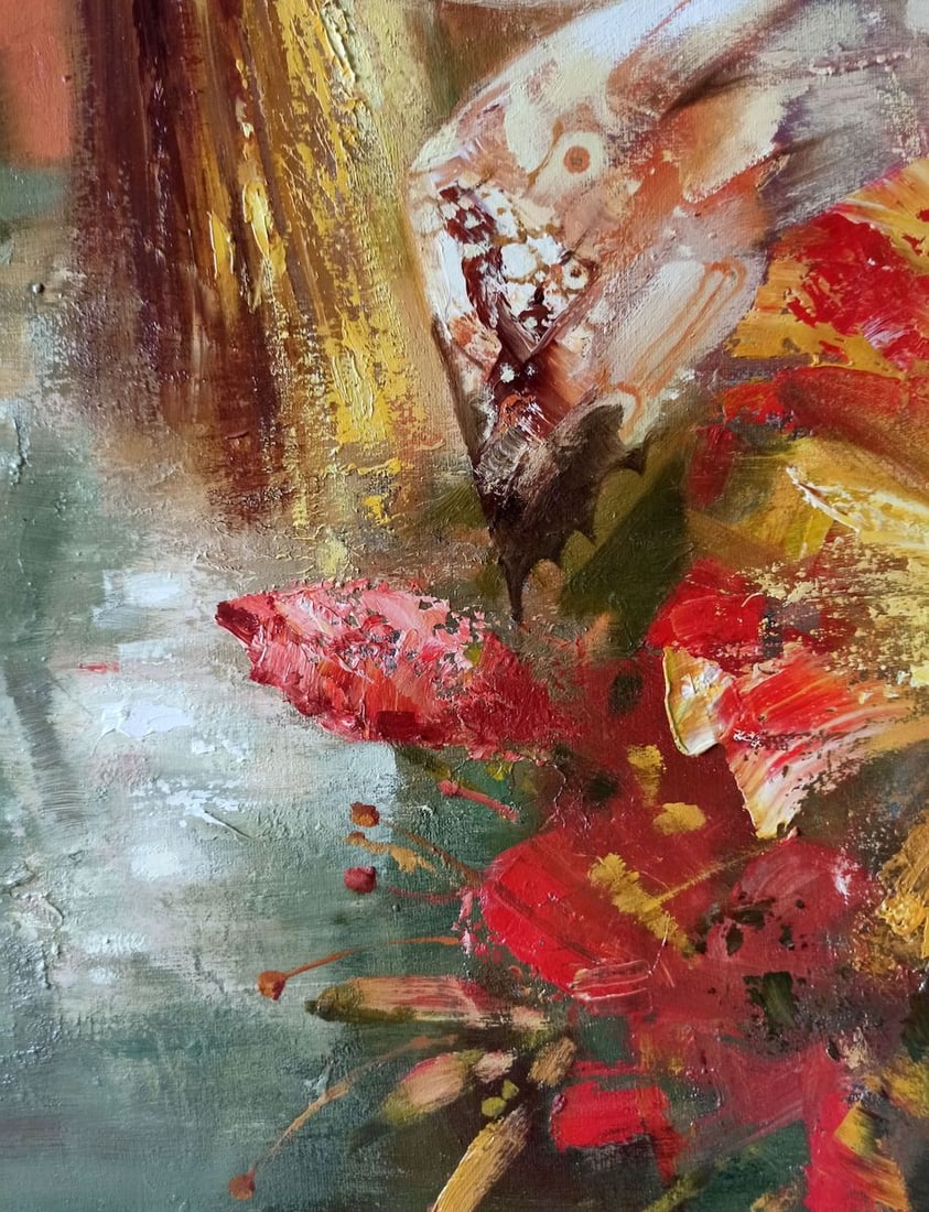 Abstract oil painting Butterfly Anatoly Borisovich Tarabanov - 9