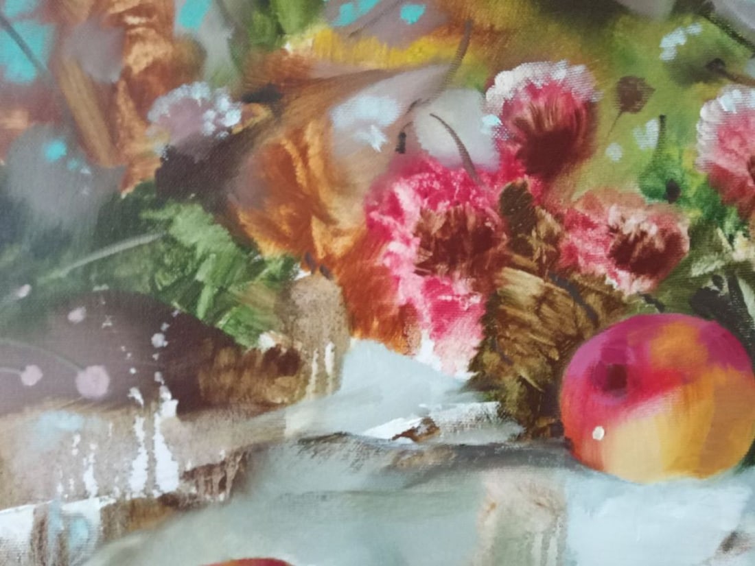 Oil painting apples in the snow Anatoly Borisovich Tarabanov - 5