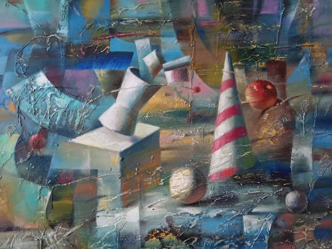 Oil painting Metaphysical still life Anatoly Borisovich Tarabanov: Title: Oil painting Metaphysical still life Anatoly Borisovich Tarabanov Description: NoTar 227 *** ABOUT THIS PAINTING *** * TITLE: "Metaphysical still life" * ARTISTS: Anatoly Borisovich Tarabanov *