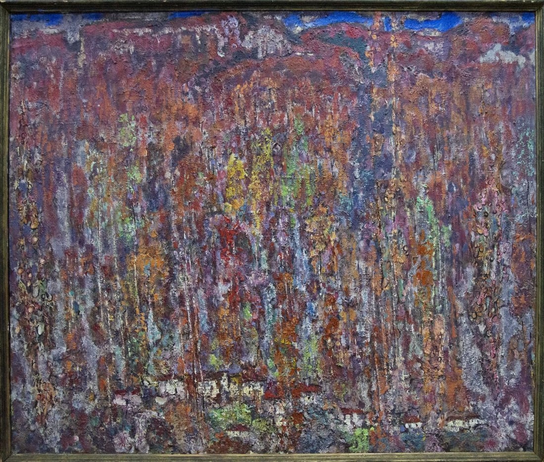 Abstract oil painting Autumn in the mountains Filatov Vladimir Nikolaevich: Title: Abstract oil painting Autumn in the mountains Filatov Vladimir Nikolaevich Description: NoVernd 79 *** ABOUT THIS PAINTING *** * TITLE: "Autumn in the mountains" * ARTISTS: Filatov Vladimir Nik