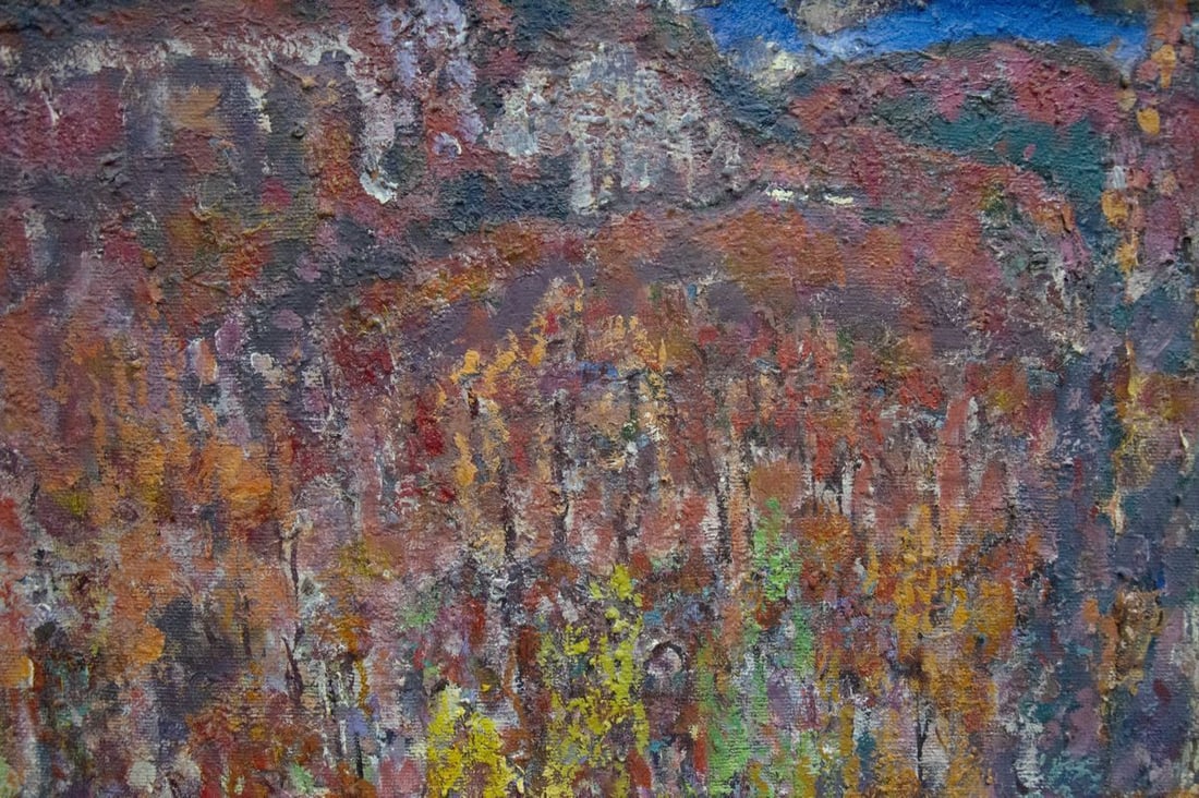 Abstract oil painting Autumn in the mountains Filatov Vladimir Nikolaevich - 2