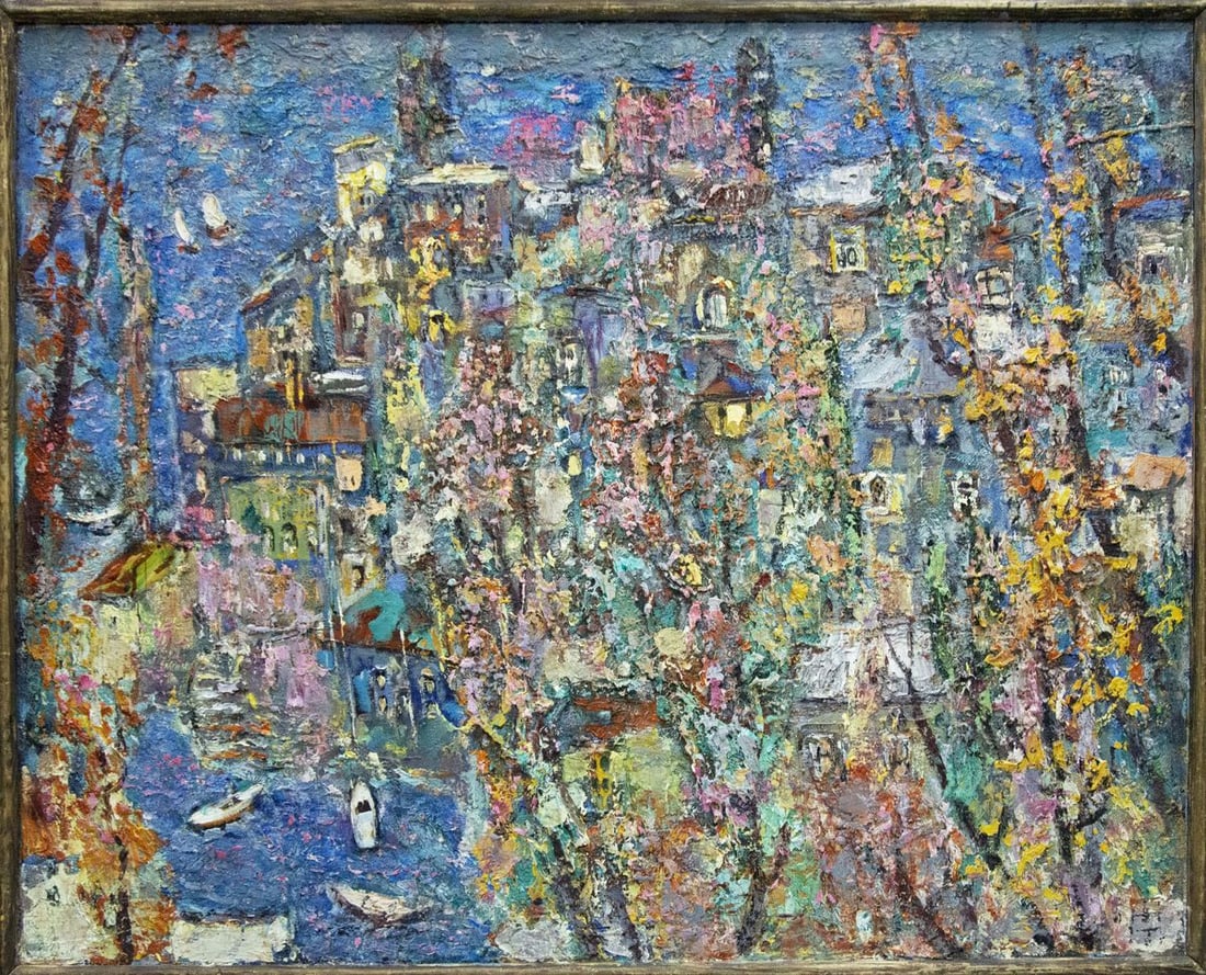 Oil painting Autumn over the city Filatov Vladimir Nikolaevich (1 of 6)