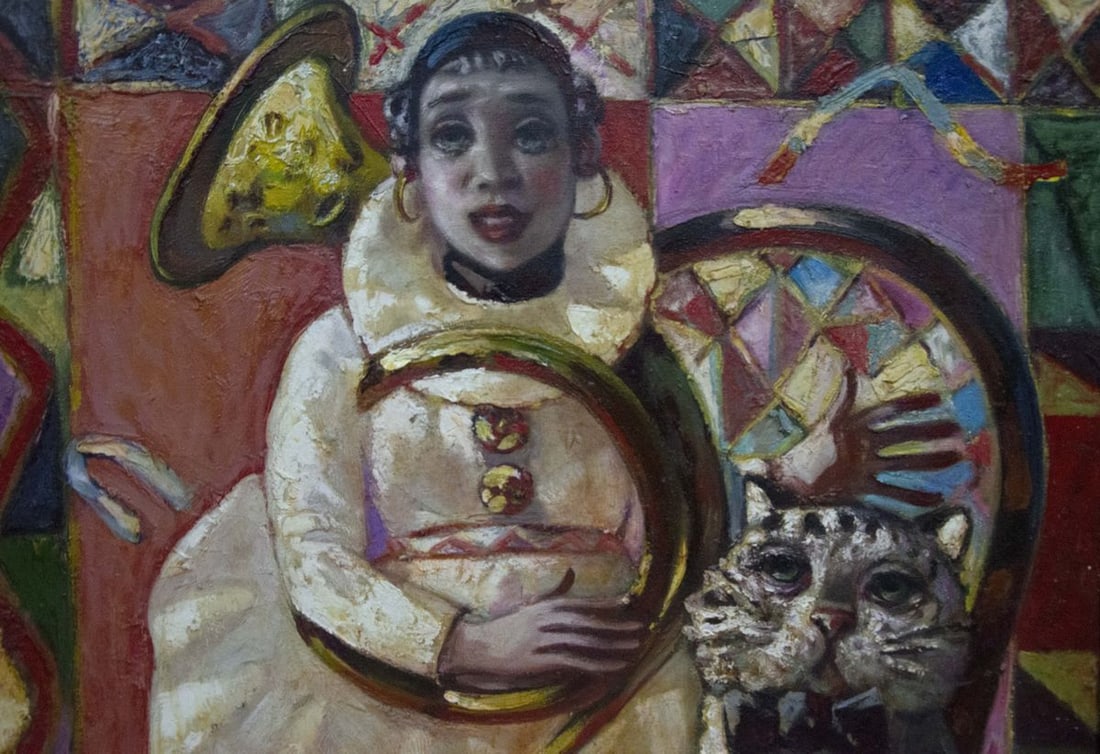 Abstract oil painting Actors Prokopenko Nikolay Nikolaevich - 2