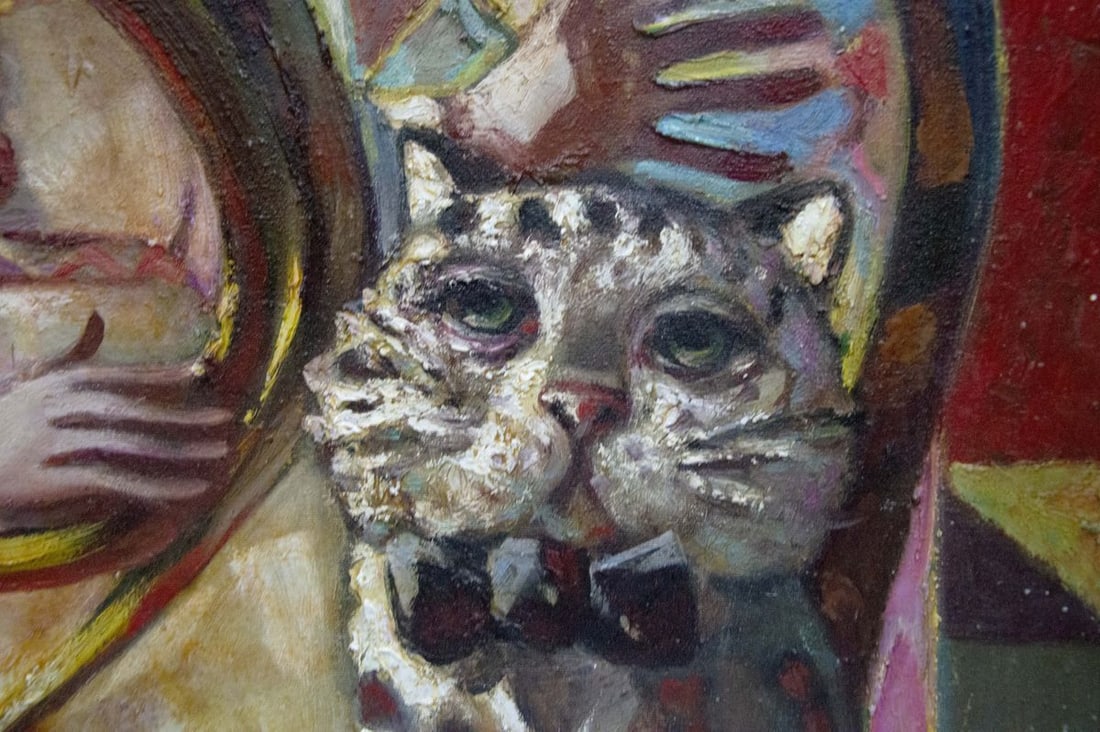 Abstract oil painting Actors Prokopenko Nikolay Nikolaevich - 6