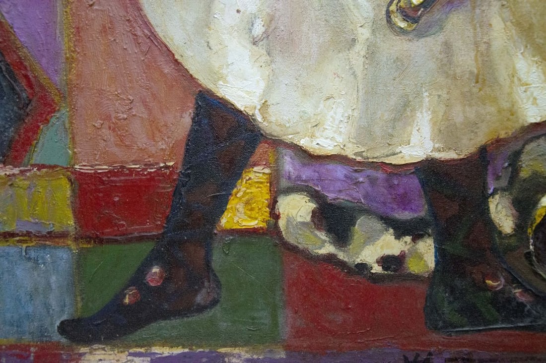 Abstract oil painting Actors Prokopenko Nikolay Nikolaevich - 7