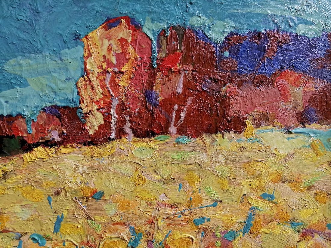 Oil painting Sunflower field Kalenyuk Alex - 3