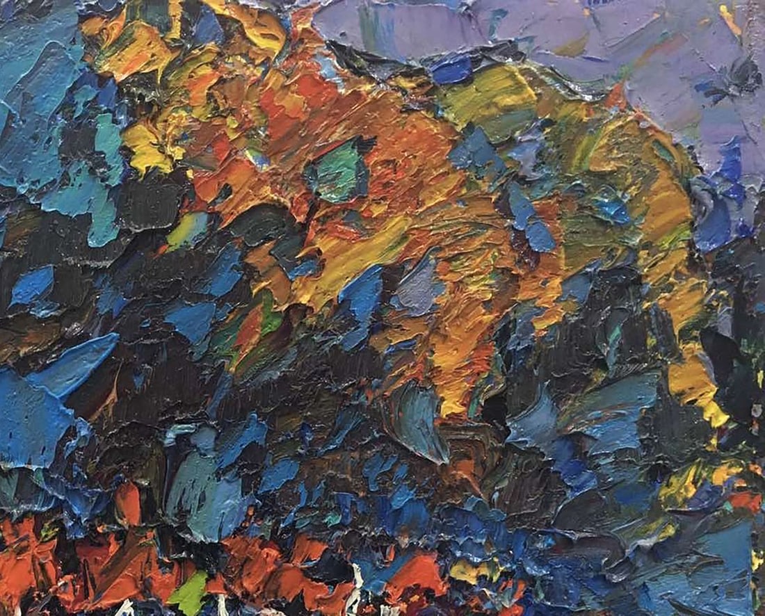 Oil painting Autumn twilight Kalenyuk Alex - 3