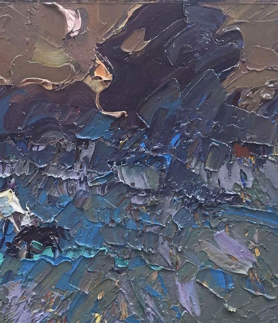 Oil painting Moonlit night Kalenyuk Alex - 3