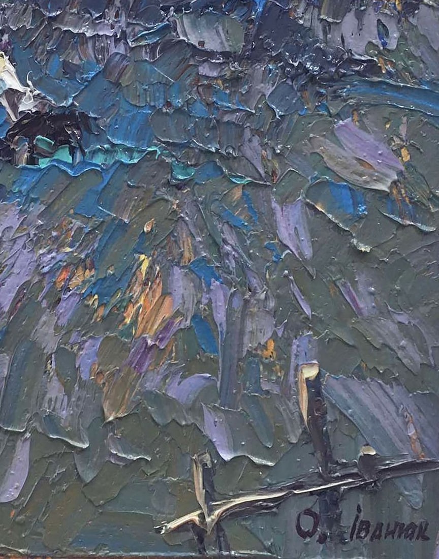 Oil painting Moonlit night Kalenyuk Alex - 5