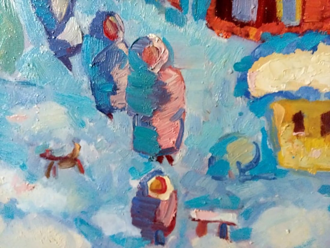 Oil painting The star came down clear Kalenyuk Alex - 4