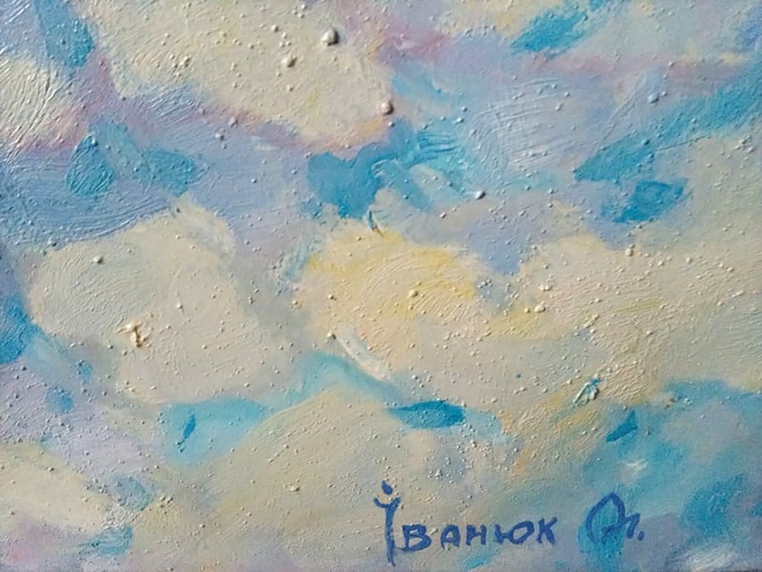 Oil painting The star came down clear Kalenyuk Alex - 5