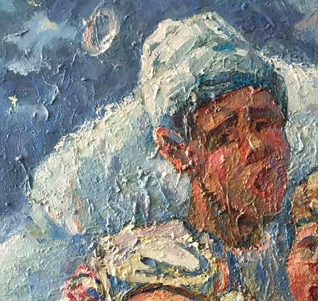 Oil painting Carolers Kalenyuk Alex - 2