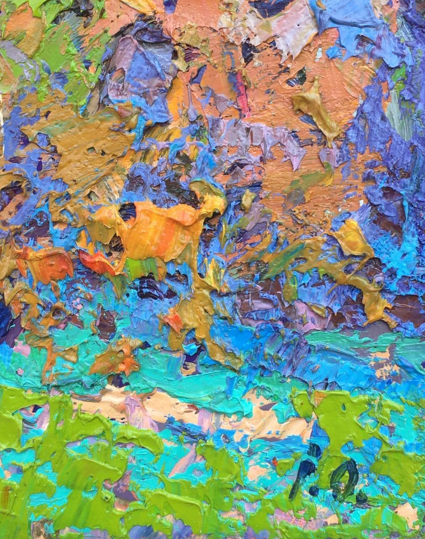 Oil painting Silence Kalenyuk Alex - 2