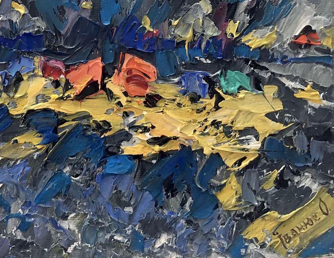 Oil painting Autumn wind Kalenyuk Alex - 5