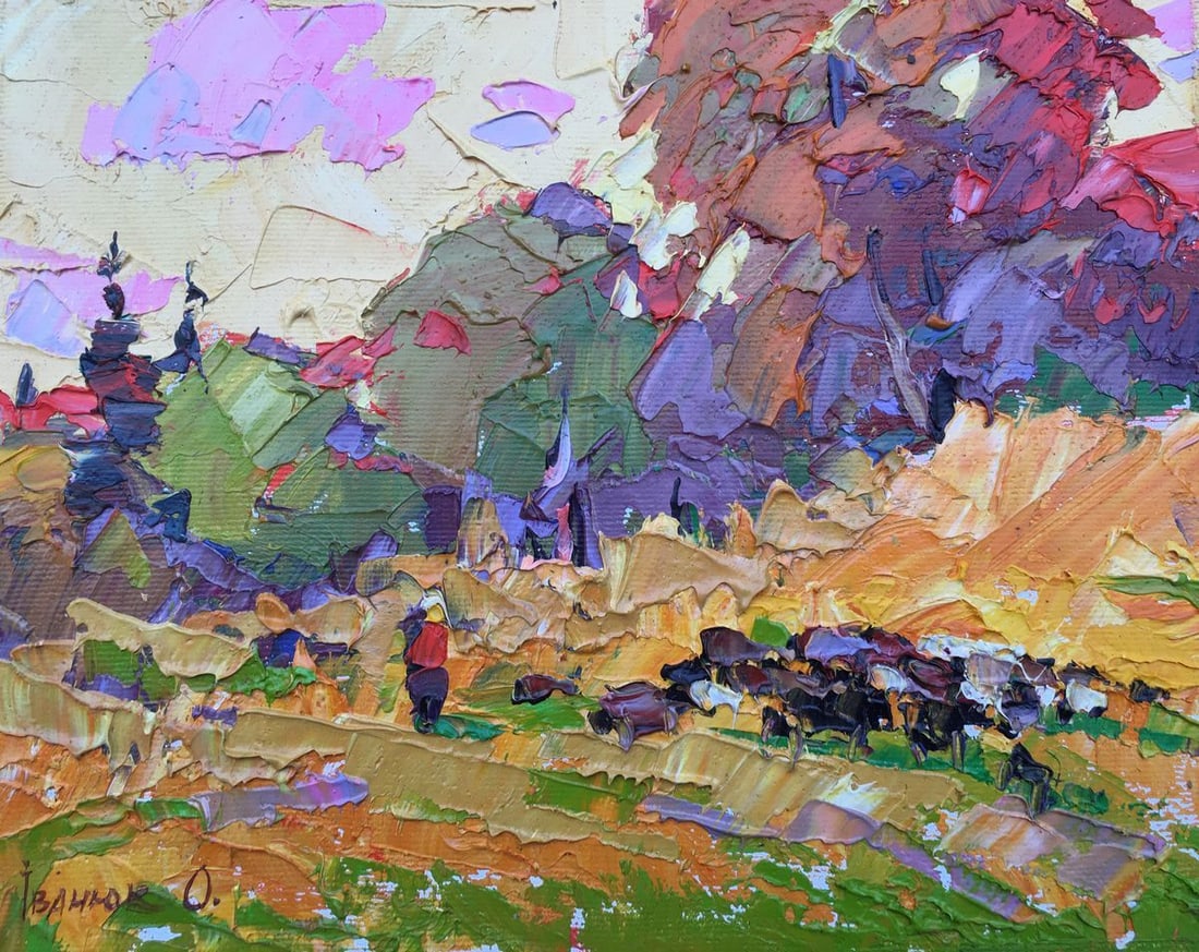 Oil painting Warm autumn Kalenyuk Alex - 6