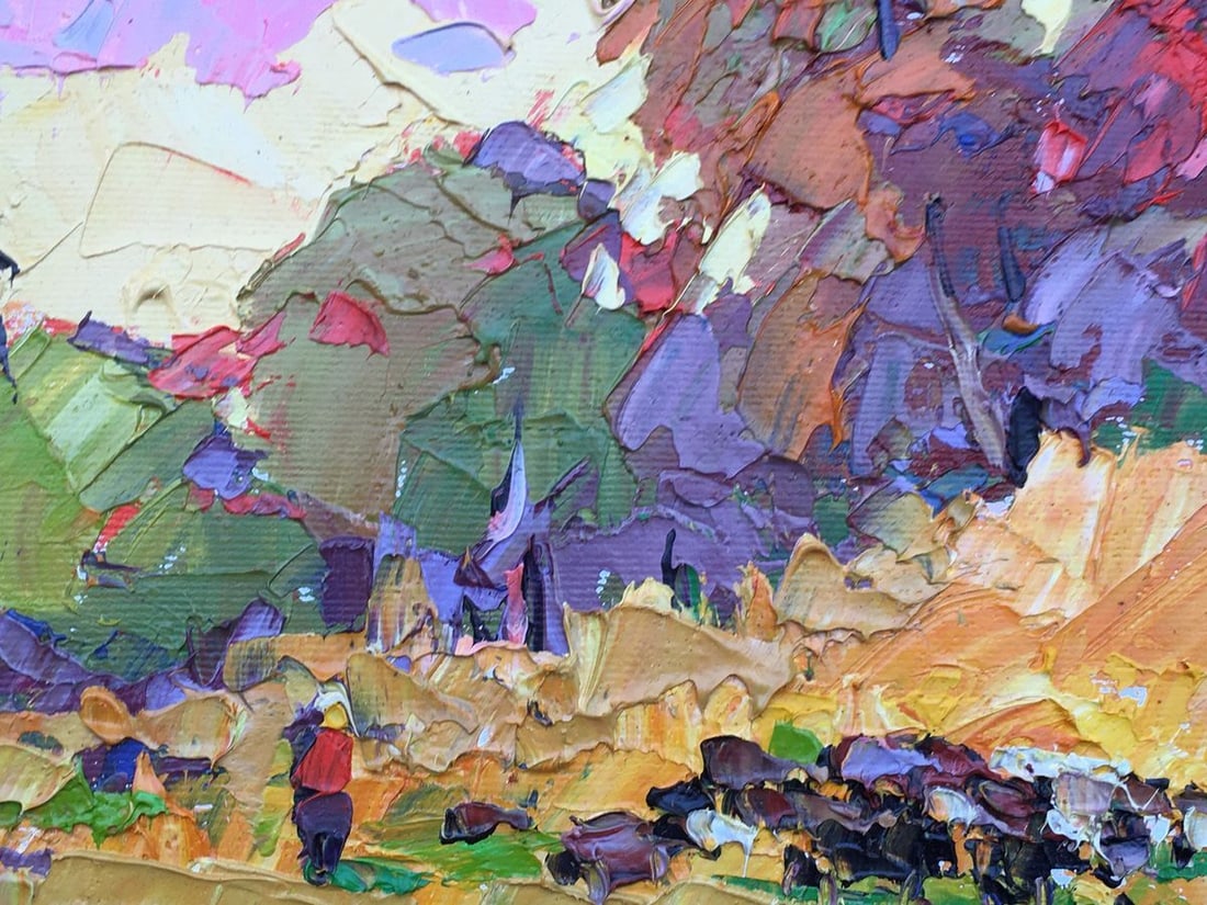 Oil painting Warm autumn Kalenyuk Alex - 8