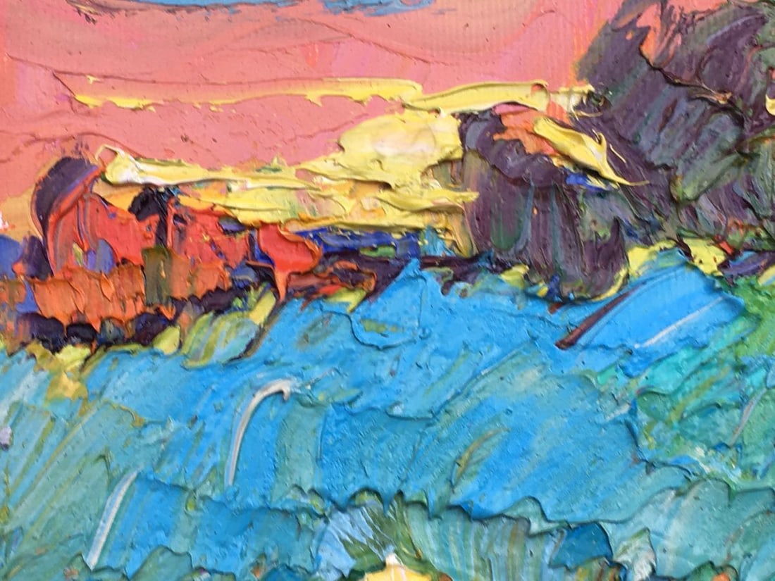 Oil painting Dewy grasses Kalenyuk Alex - 8