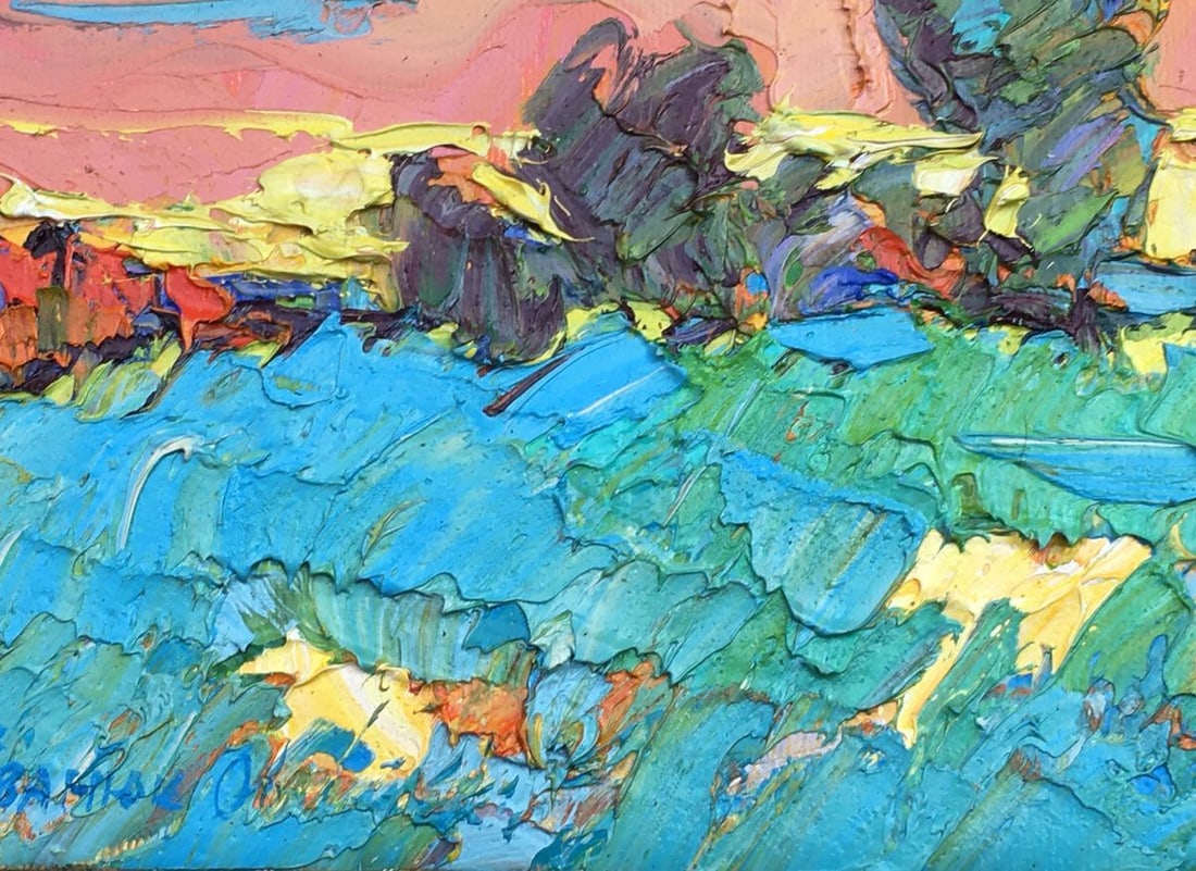 Oil painting Dewy grasses Kalenyuk Alex - 9