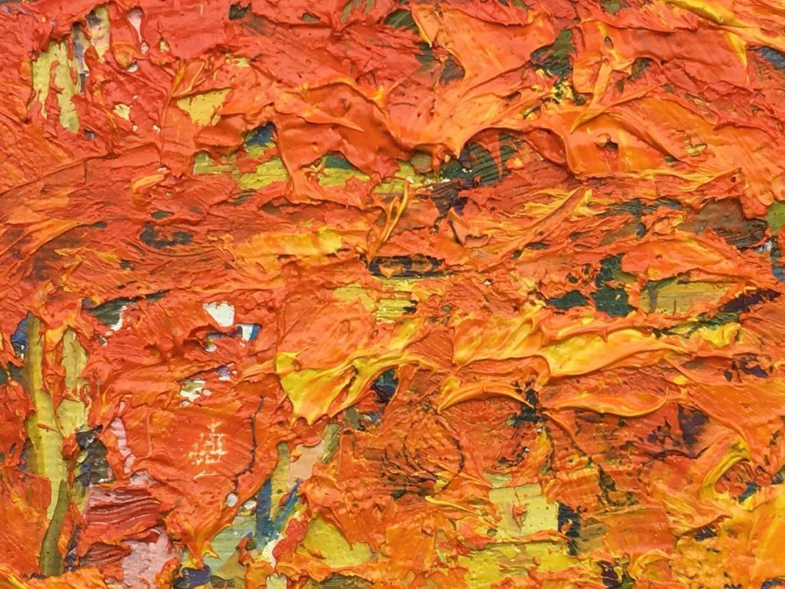 Oil painting Crimson stubble Kalenyuk Alex - 7