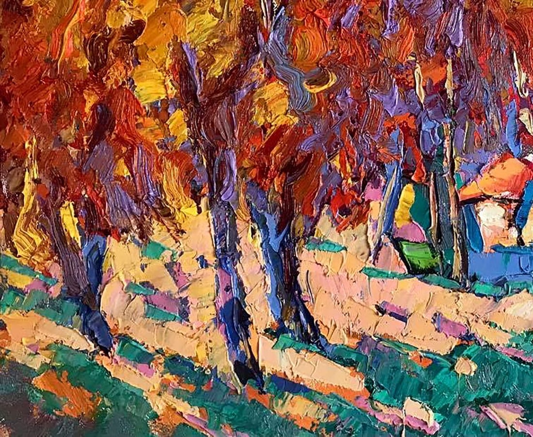 Oil painting Evening glow Kalenyuk Alex - 4