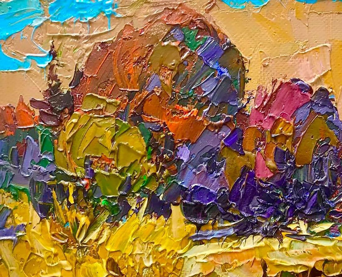 Oil painting Warm evening Kalenyuk Alex - 2