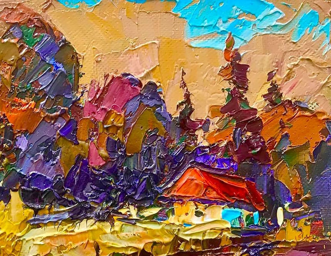 Oil painting Warm evening Kalenyuk Alex - 3