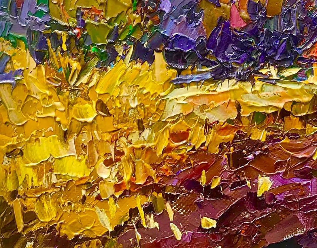 Oil painting Warm evening Kalenyuk Alex - 4