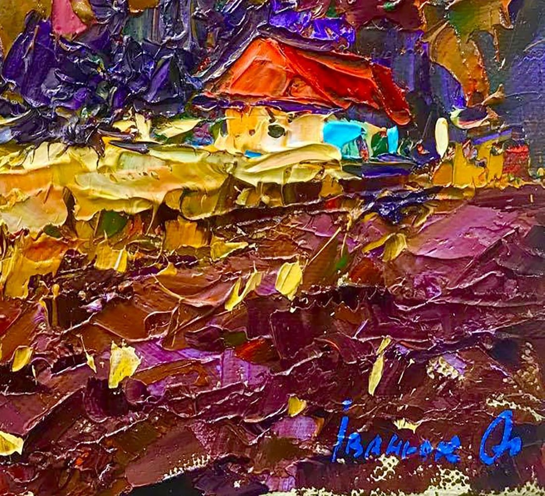 Oil painting Warm evening Kalenyuk Alex - 5