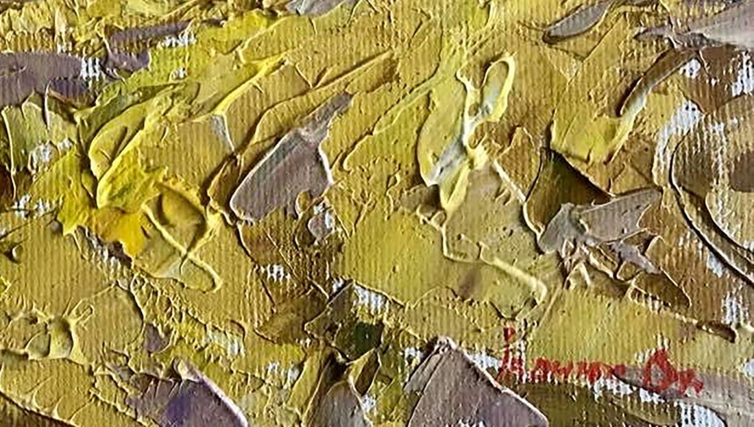 Oil painting Golden steppes Kalenyuk Alex - 5