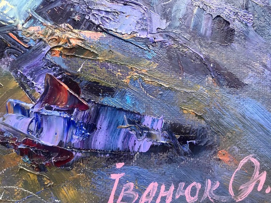 Oil painting At midnight Kalenyuk Alex - 4