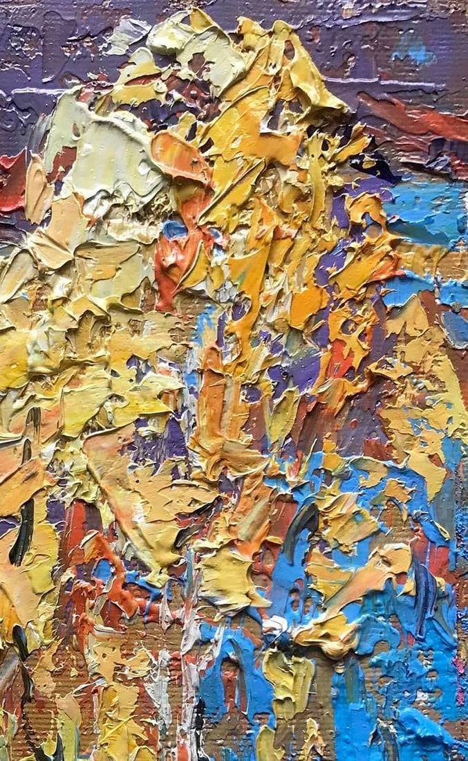 Oil painting Monthly night Kalenyuk Alex - 3