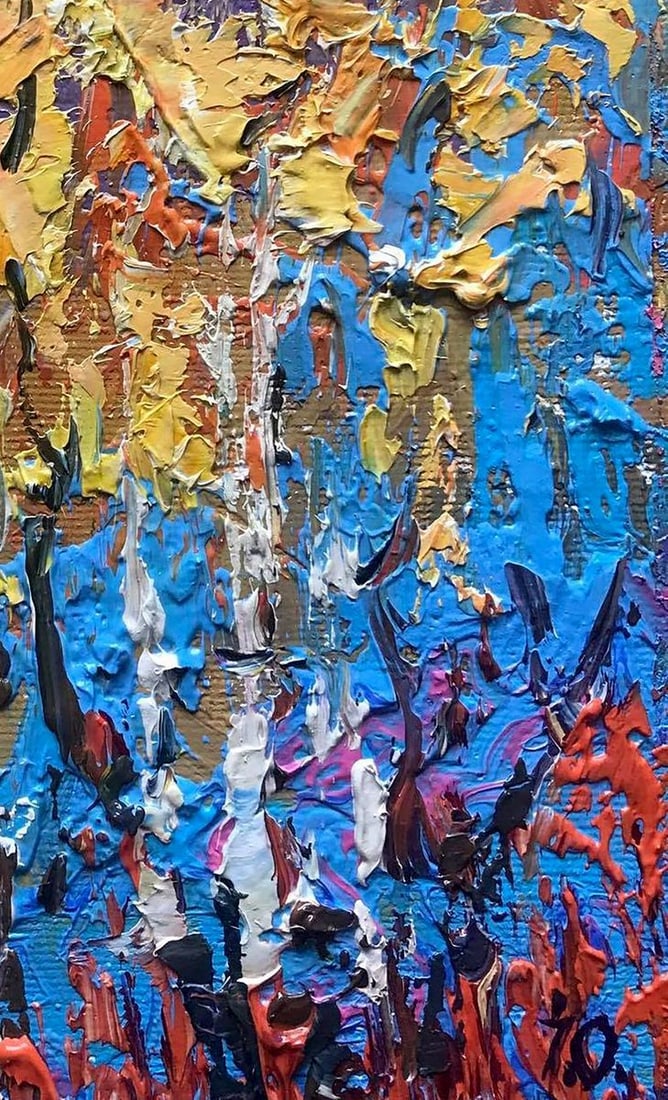 Oil painting Monthly night Kalenyuk Alex - 5