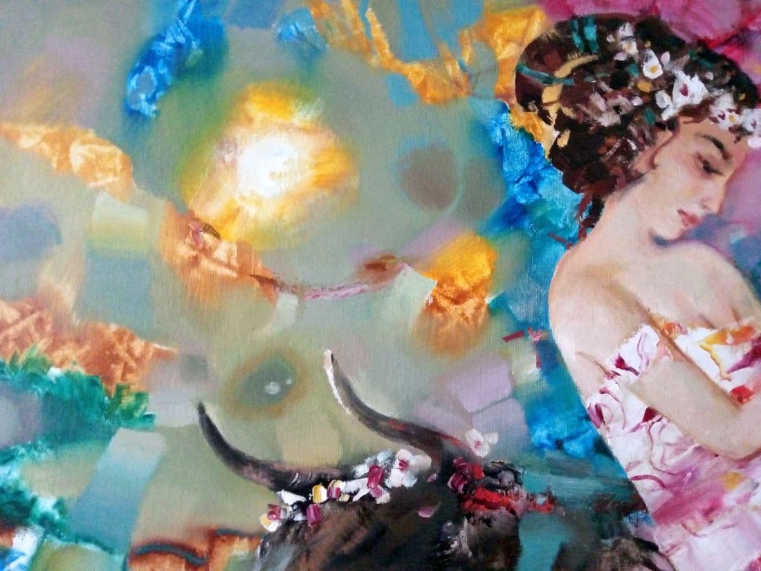 Abstract oil painting Abduction of Europa Anatoly Borisovich Tarabanov - 7