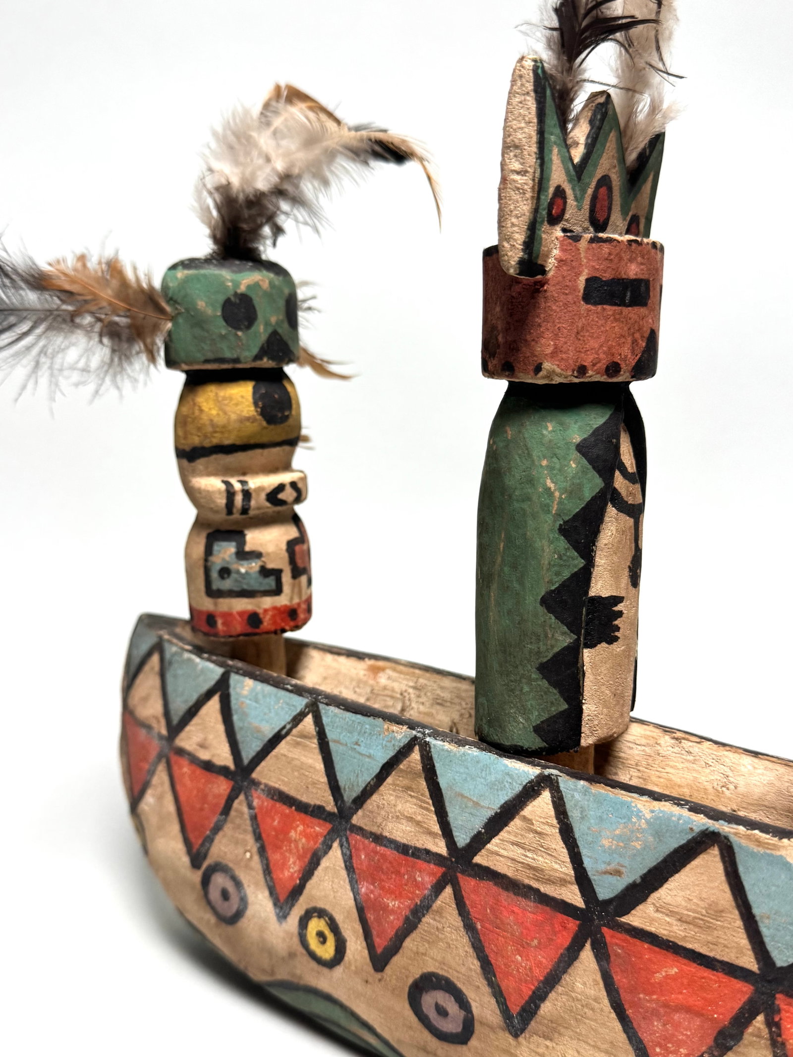 Canoe - wood - Zuni - New Mexico USA - 10