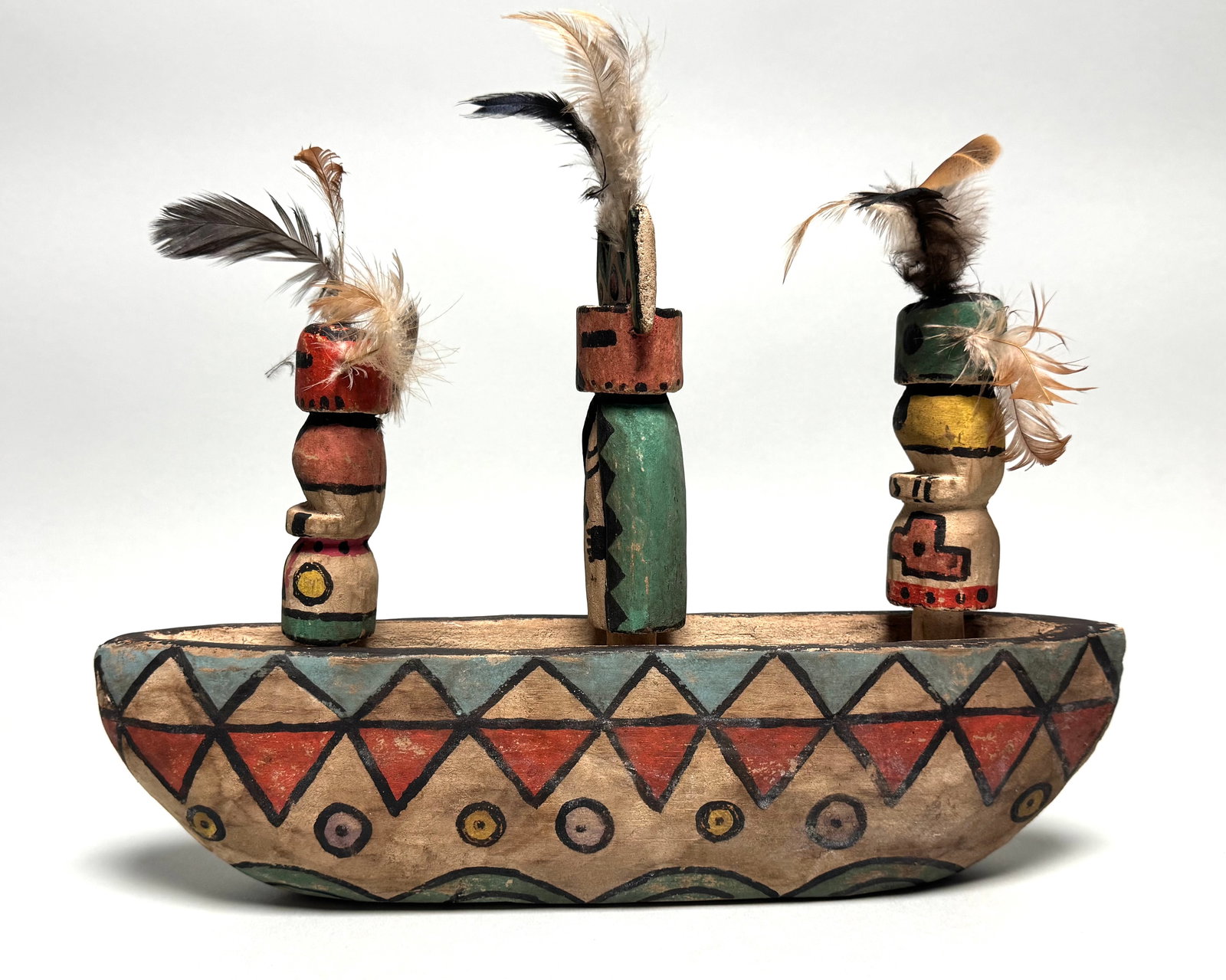 Canoe - wood - Zuni - New Mexico USA - 12