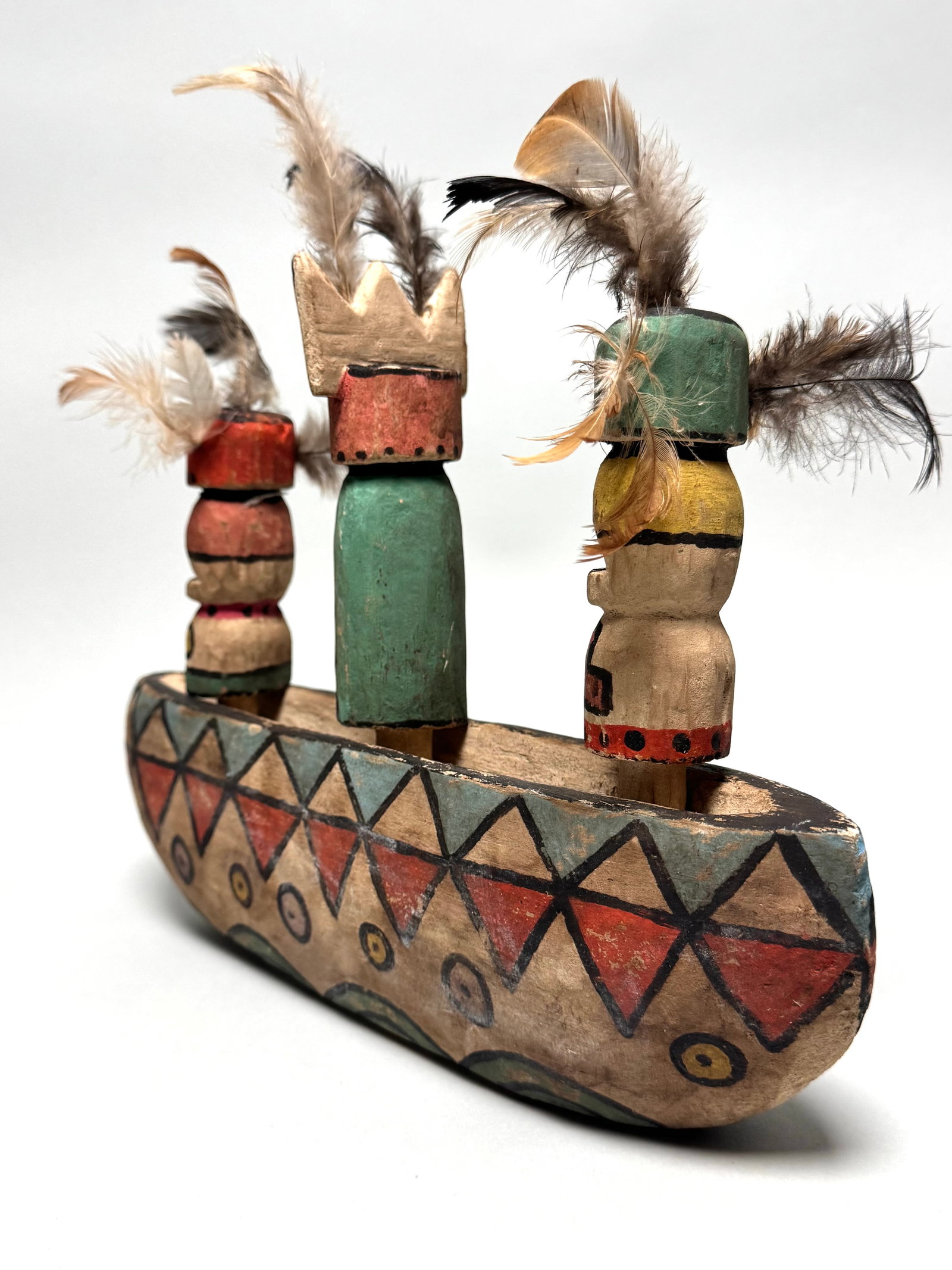 Canoe - wood - Zuni - New Mexico USA - 13