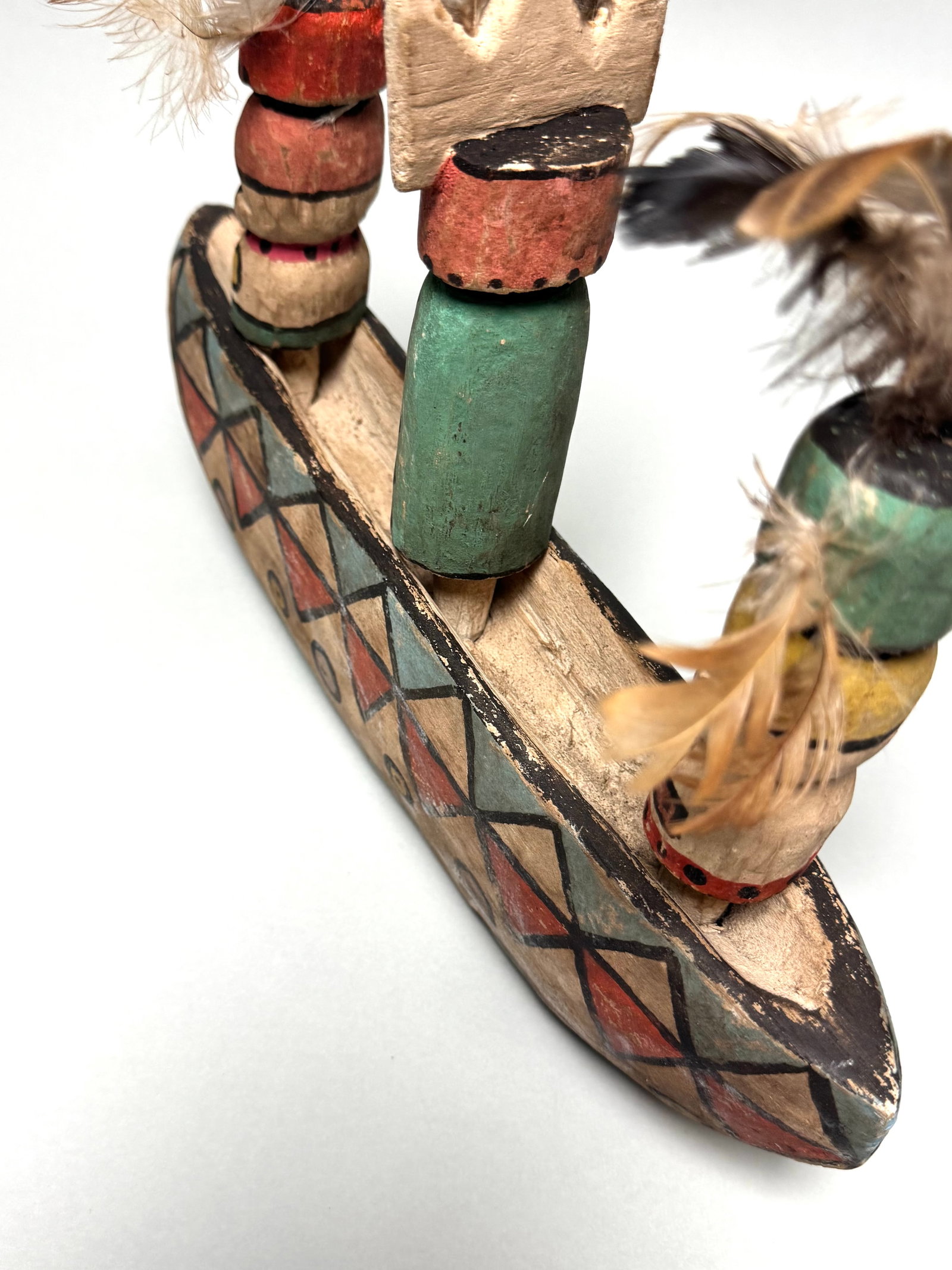 Canoe - wood - Zuni - New Mexico USA - 14