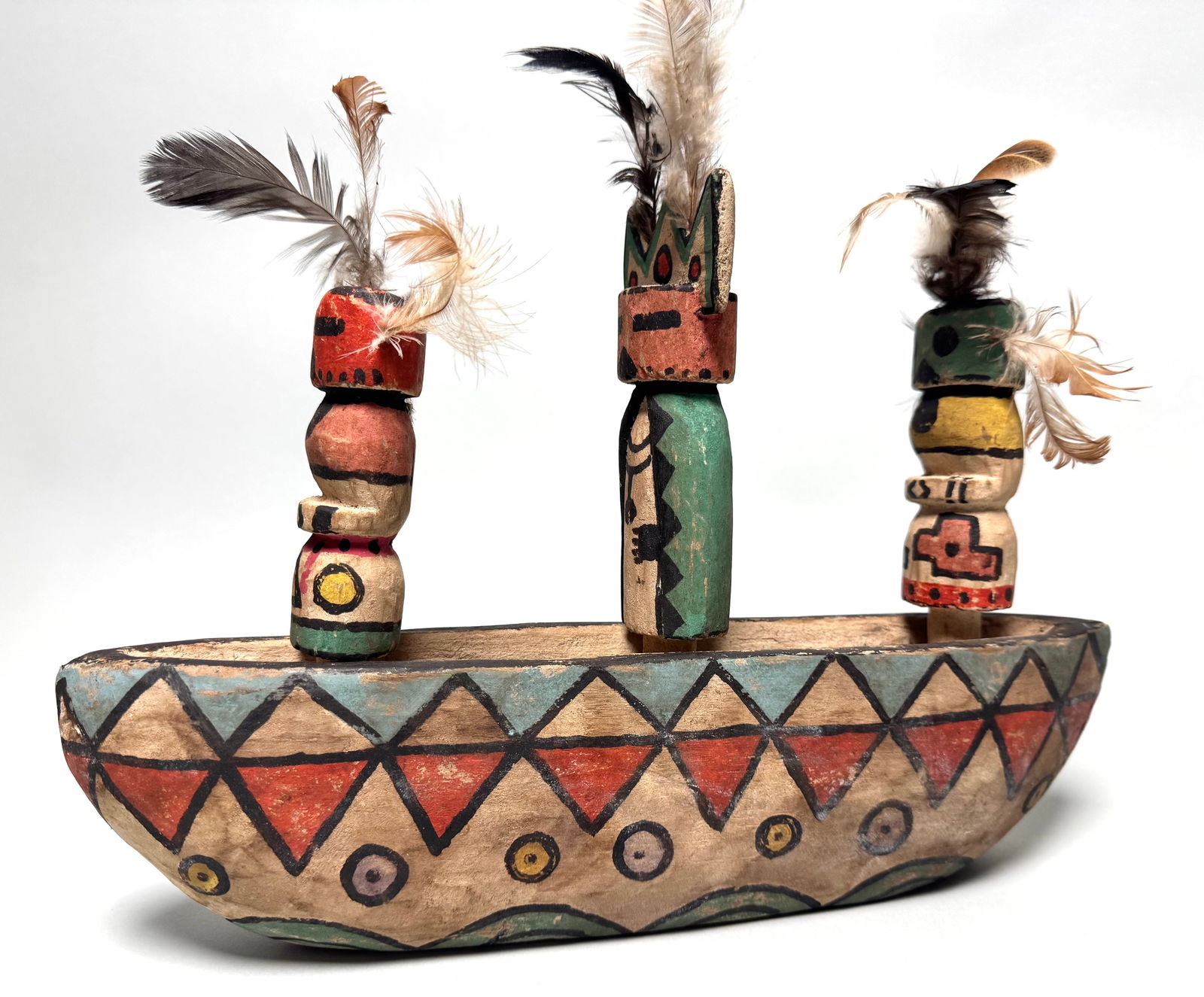 Canoe - wood - Zuni - New Mexico USA - 2