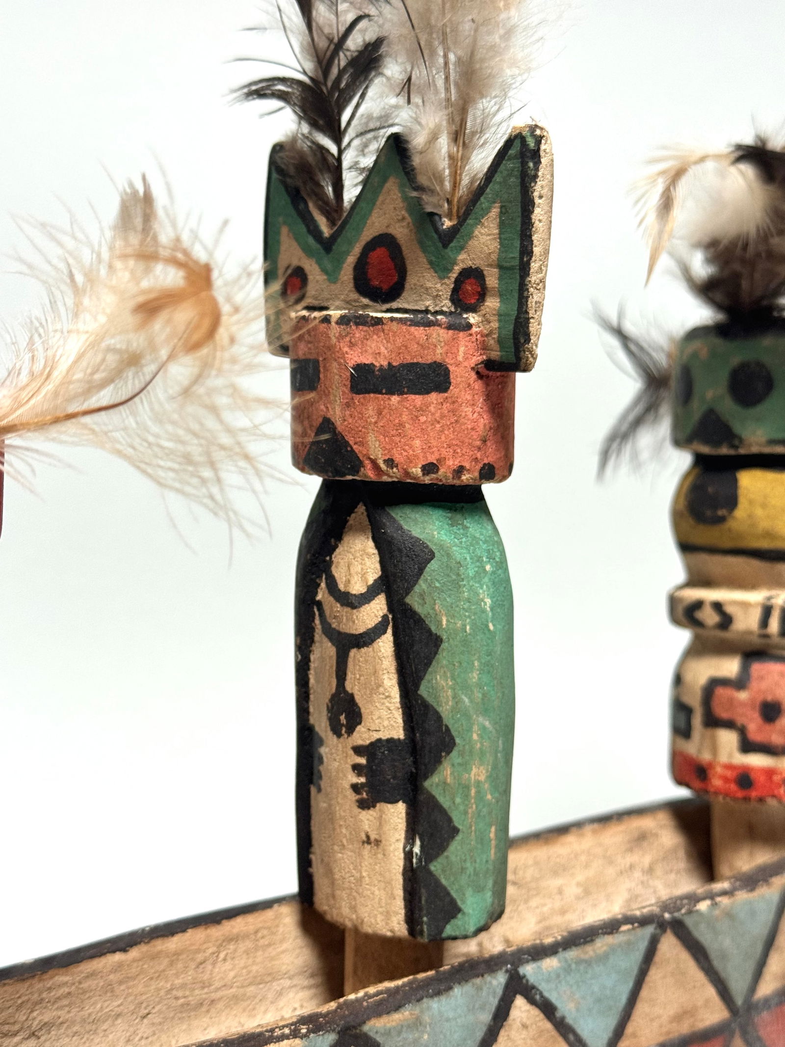 Canoe - wood - Zuni - New Mexico USA - 5