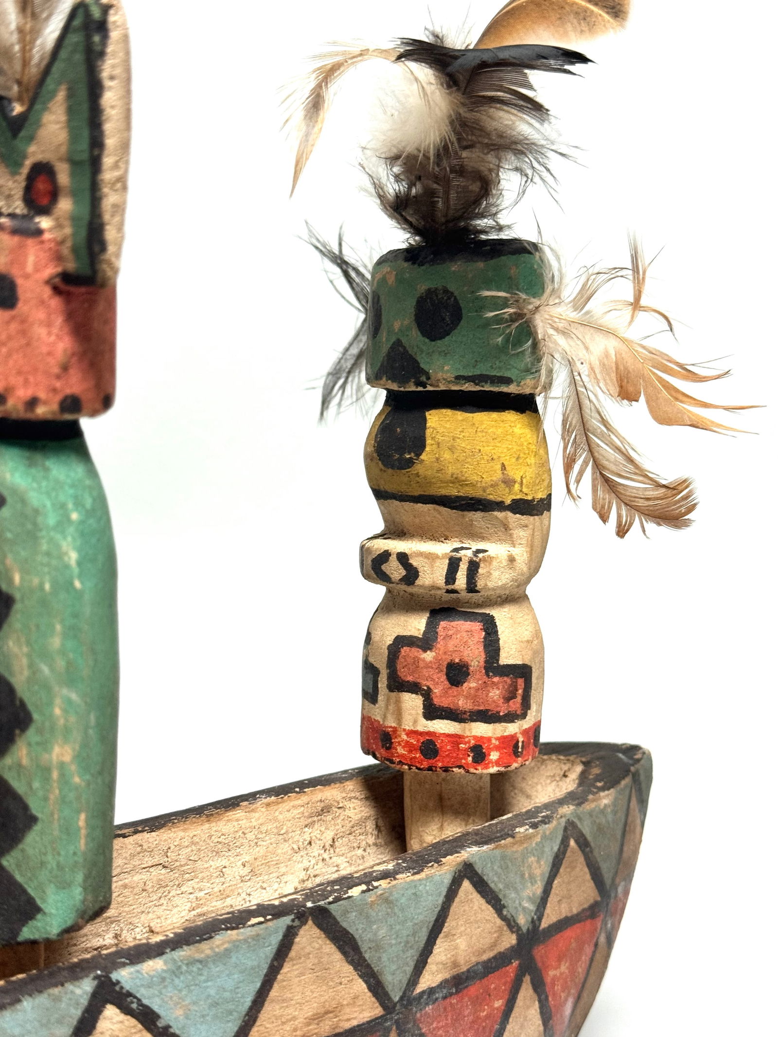 Canoe - wood - Zuni - New Mexico USA - 6