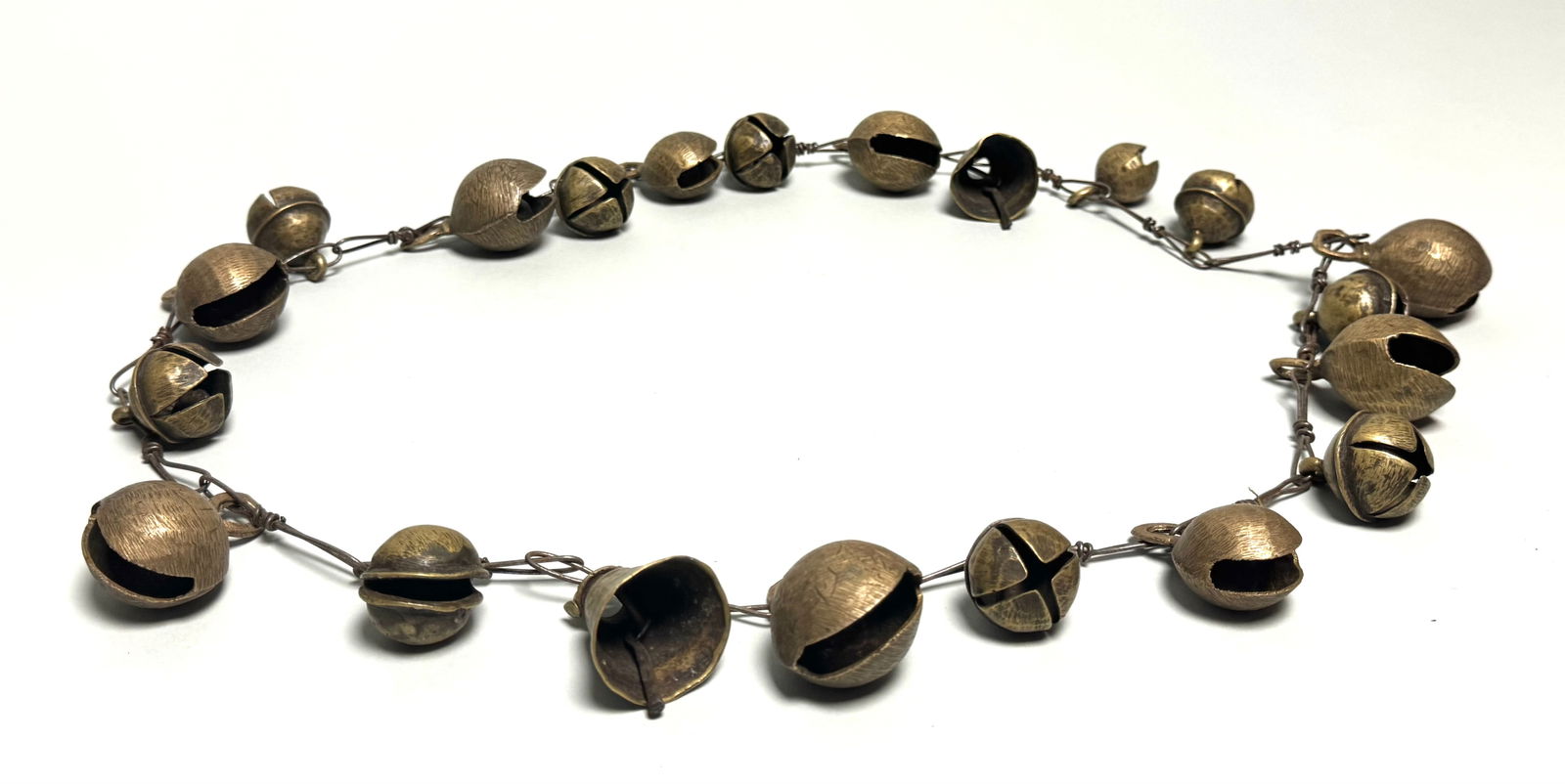 Bronze Shaman Ceremonial Tiger Rattle Bell - Nepal - 7