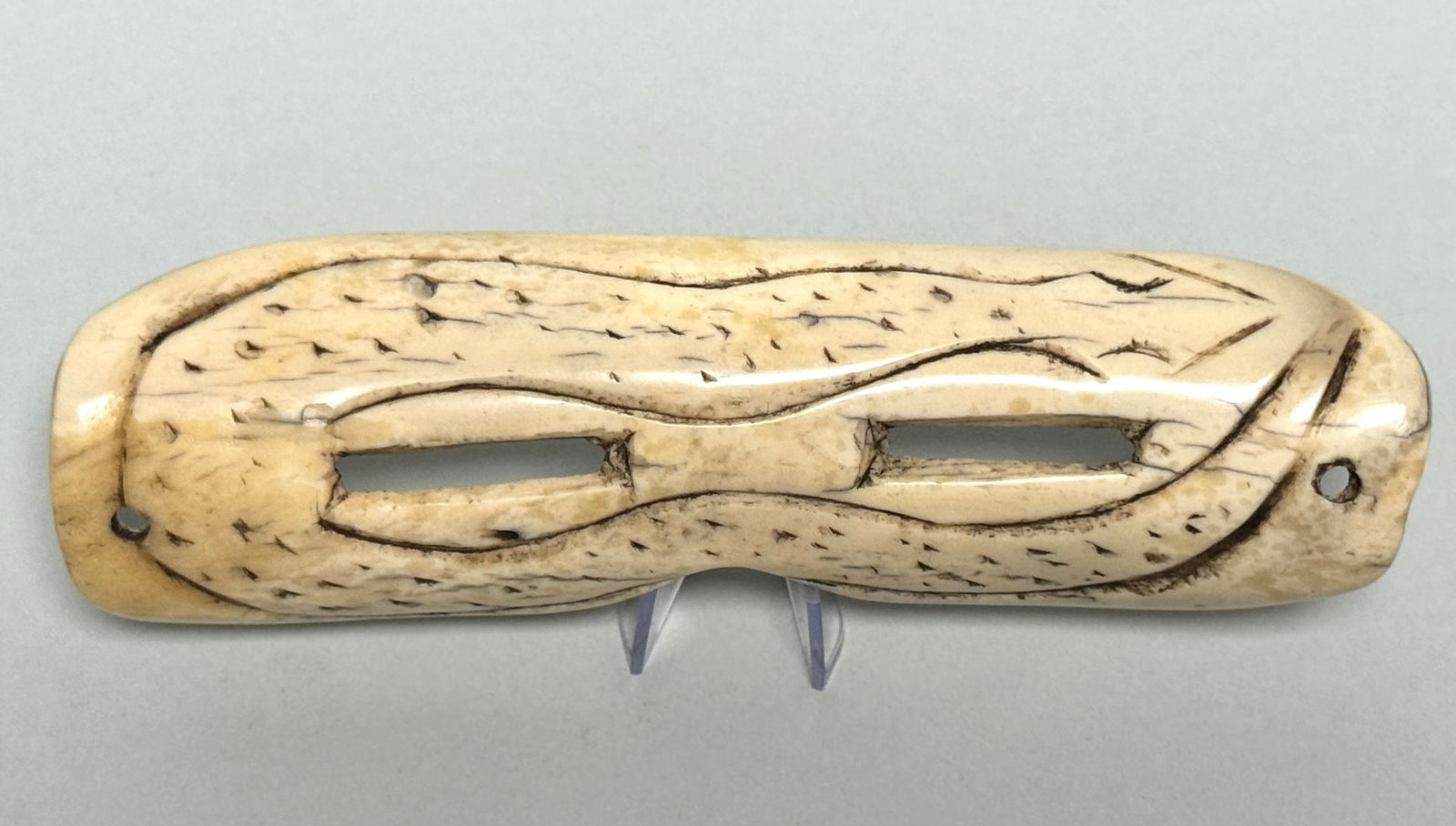 Eskimo Snow goggles - Bone - INUIT - Alaska - 4