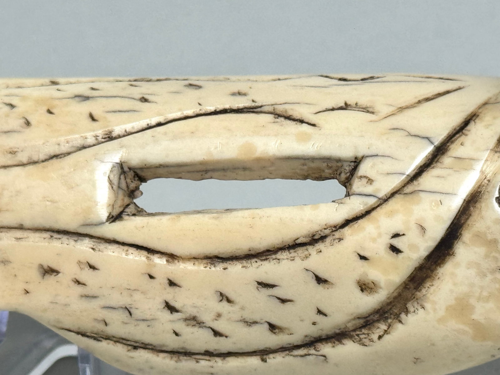 Eskimo Snow goggles - Bone - INUIT - Alaska - 6